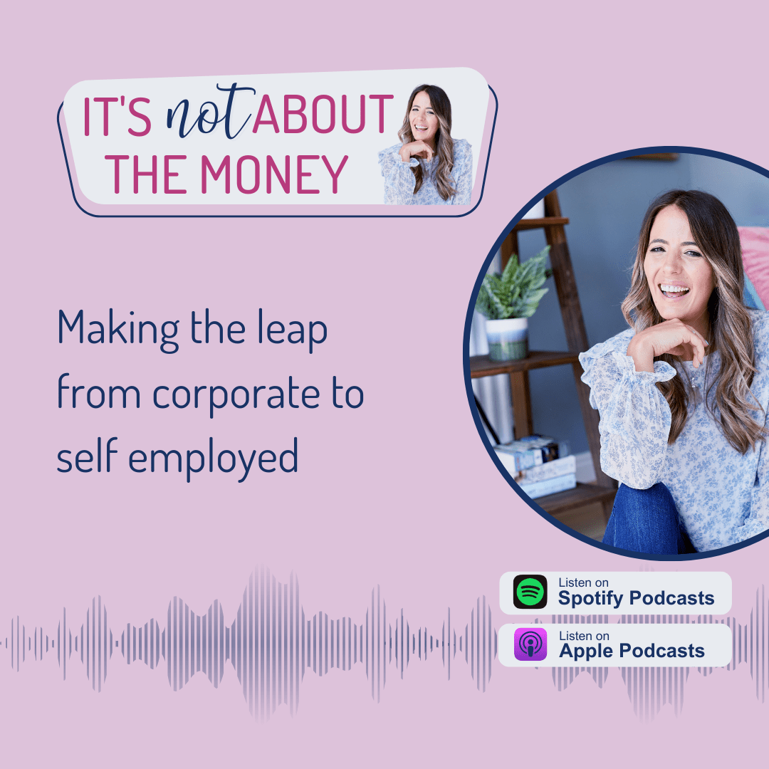 Making the leap from corporate to self employed